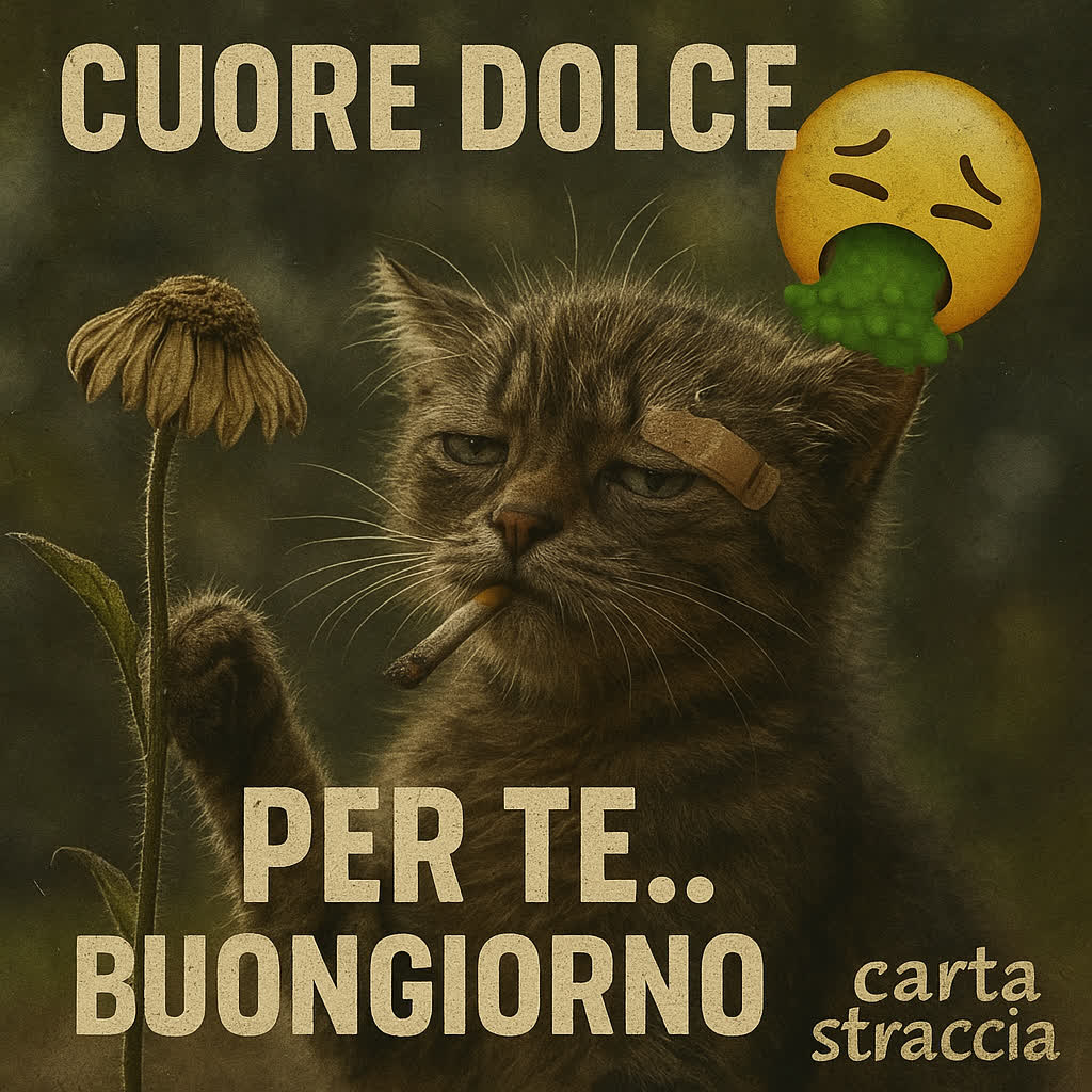 Cuore dolce, per te.. buongiorno - Carta Straccia