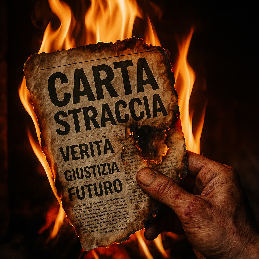 Carta Straccia - Giornale che brucia